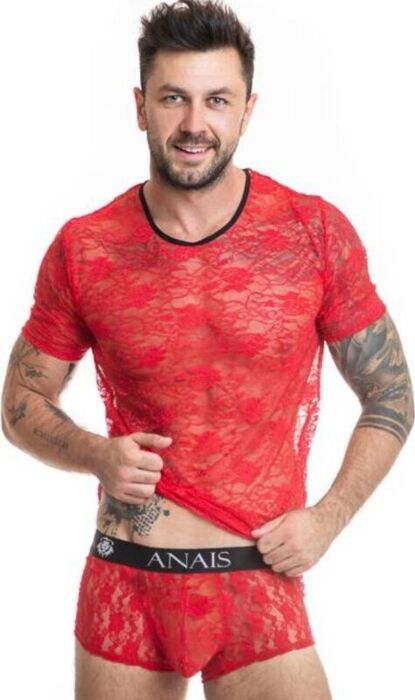 Camiseta ANAIS MEN Brave Delicaat Rood
