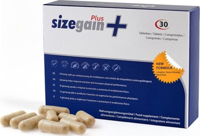Cápsules voor Mannen 500COSMETICS SizeGain Plus - Verhoog je potentie