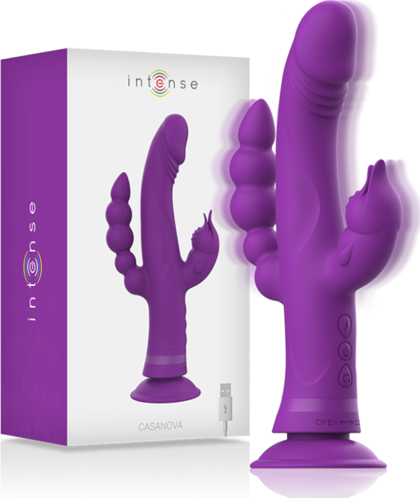 Casanova Drievoudige Paarse Vibrator Casanova Drievoudige Paarse Vibrator