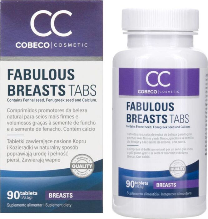 Voedingssupplement COBCO Female CC Fabulous Breasts 90 Capsules Voedingssupplement COBCO Female CC Fabulous Breasts 90 Capsules