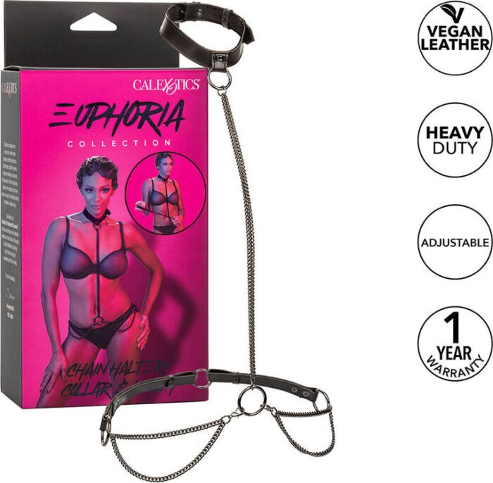 BDSM Halsband Calexotics Euphoria Elegante en Metaal