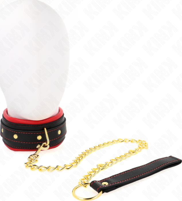 BDSM Collar KINK Verstelbaar met Leash - Elegantie BDSM Collar KINK Verstelbaar met Leash - Elegantie