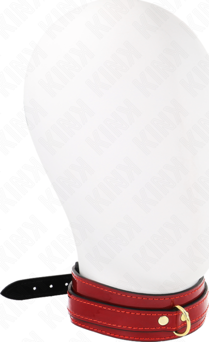 BDSM Collar KINK Rood Wijn Verstelbaar Luxe BDSM Collar KINK Rood Wijn Verstelbaar Luxe