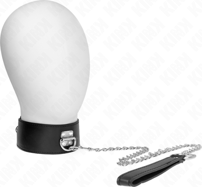 KINK Collar met Correa 65cm Zwart | Elegante Controle