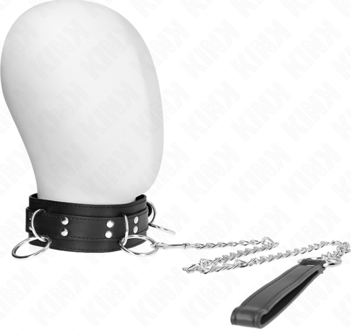 BDSM KINK Collar met Lijn 80cm Elegantie & Controle