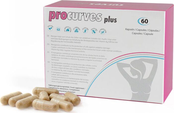 Voedingssupplement 500COSMETICS Procurves Plus voor de borst