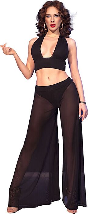 Set Top en Pantalon Chilirose CR 4857 Zwart