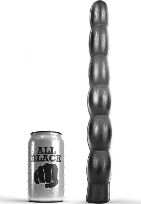 ALL BLACK anaaldildo 32 cm — golvend en soepel ALL BLACK anaaldildo 32 cm — golvend en soepel