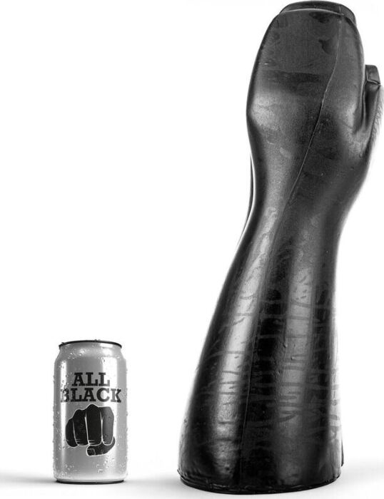 ALL BLACK Dildo Fisting 39 cm levensgrote vuist ALL BLACK Dildo Fisting 39 cm levensgrote vuist