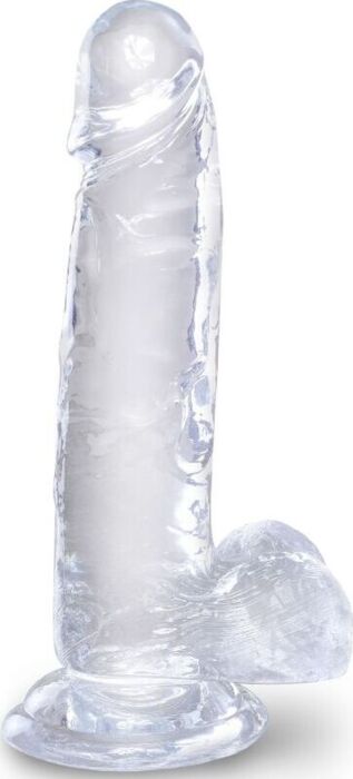 Dildo KING COCK Clear realistisch model