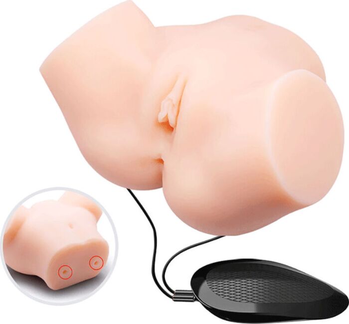 Masturbator CRAZY BULL Samantha met Realistische Aanstekende Vibratie