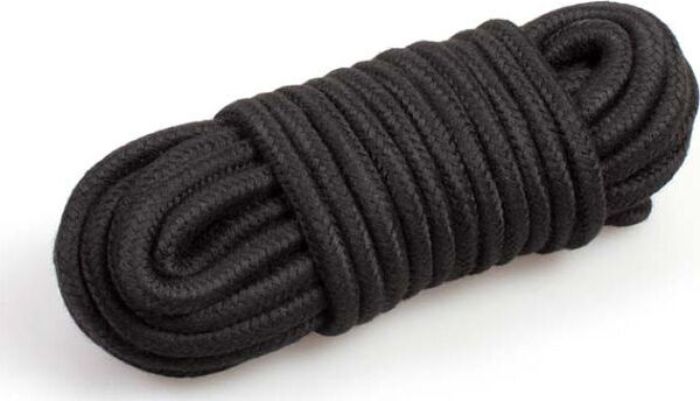 Zwarte Zijden Bondagetouw