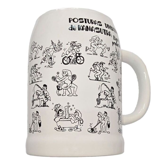 Koffiemok Diablo Picante met erotische illustraties Koffiemok Diablo Picante met erotische illustraties