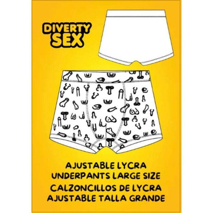 Boxers DIABLO PICANTE Large met speelse penisprint Boxers DIABLO PICANTE Large met speelse penisprint