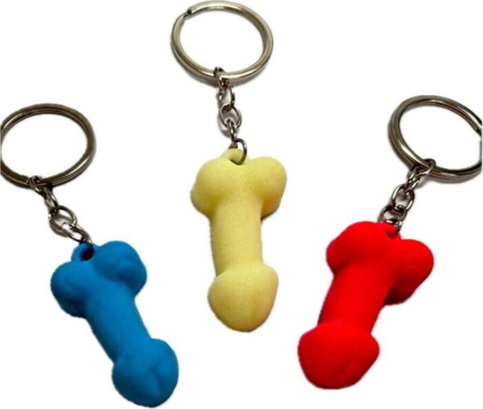 Llavero Penis Diablo Picante - Fosforescente en flexibel