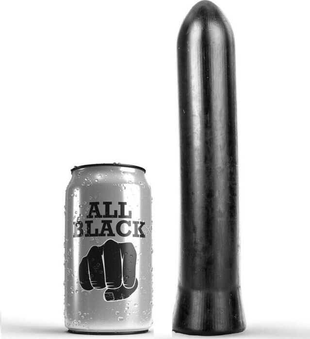 ALL BLACK Dildo 22 cm soepel en flexibel ALL BLACK Dildo 22 cm soepel en flexibel