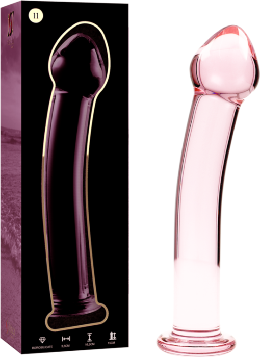 Kristallen Roze Nevel Dildo