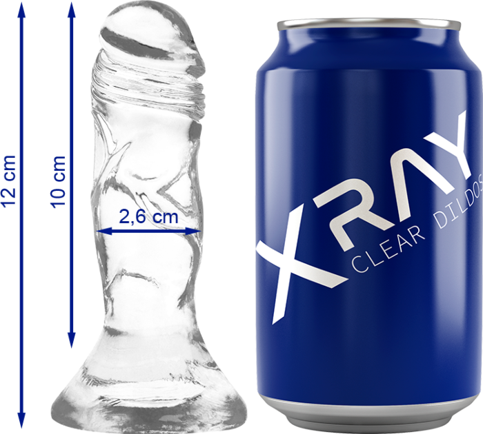 Kristalheldere Dildo 12cm