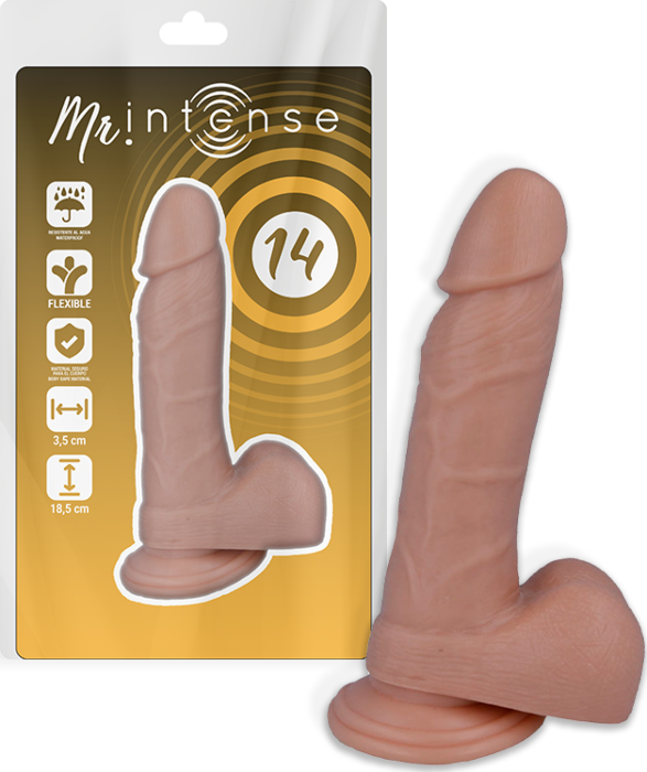 Dildo MR INTENSE 14 - Realistisch en zacht aanvoelend Dildo MR INTENSE 14 - Realistisch en zacht aanvoelend