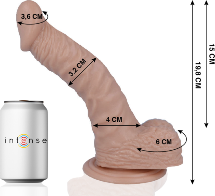 Dildo MR. INTENSE 18 met realistisch gevoel en ventosa Dildo MR. INTENSE 18 met realistisch gevoel en ventosa