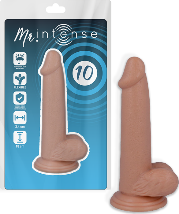 Dildo MR INTENSE 10 Realistisch 18 CM voor Arneses Dildo MR INTENSE 10 Realistisch 18 CM voor Arneses