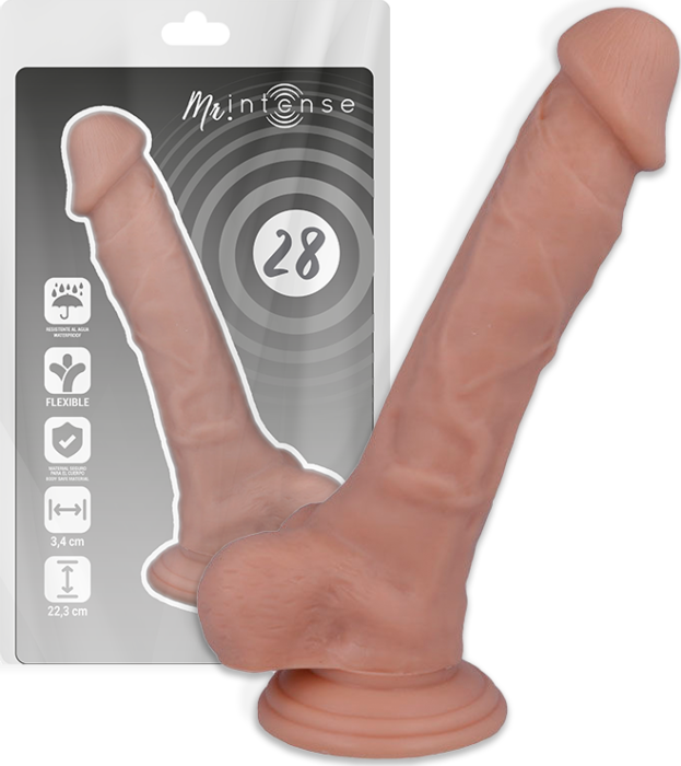 Dildo MR. INTENSE 28 - Realistisch en flexibel ontwerp