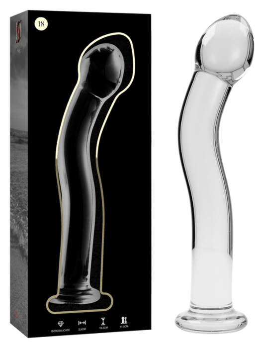 Dildo Nebula Series by Ibiza Model 18 Transparant