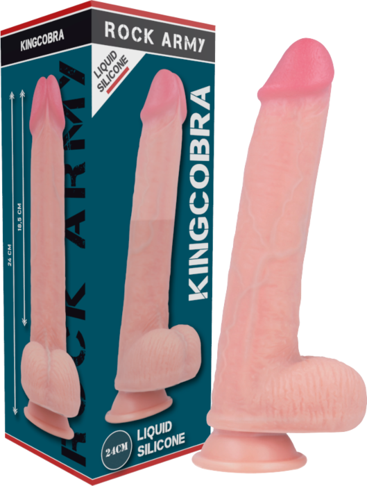 Dildo Rock Army Kingcobra 24 cm - Realistisch en sterk