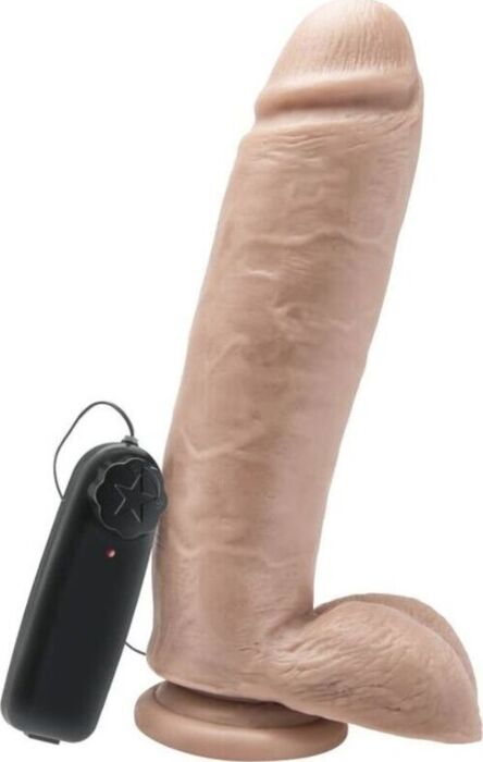 Dildo GET REAL met vibratie 25,5 cm Dildo GET REAL met vibratie 25,5 cm