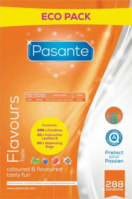 EcoSmaakjes: Pakket 288 Condooms EcoSmaakjes: Pakket 288 Condooms