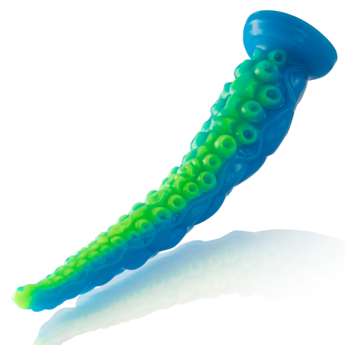 EPIC Scylla Fluorescerende Dunne Tentakel Dildo