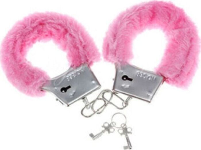 Pluizige Roze Handboeien