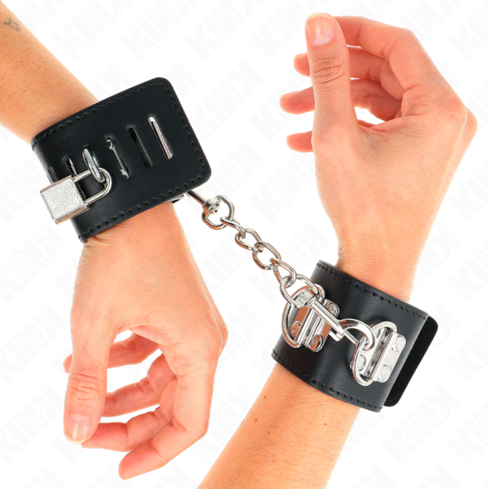 Handboeien KINK Wrist Restraint met verstelbare hangslotsluiting