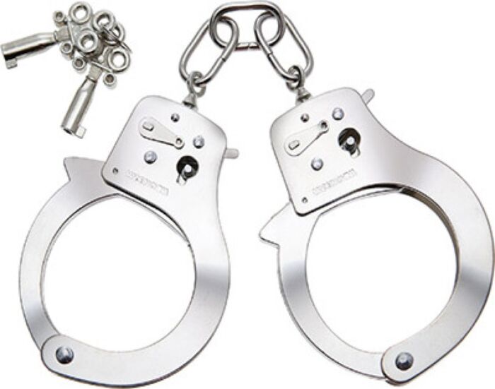 Metalen handboeien S Pleasures Metallic Cuffs Metalen handboeien S Pleasures Metallic Cuffs