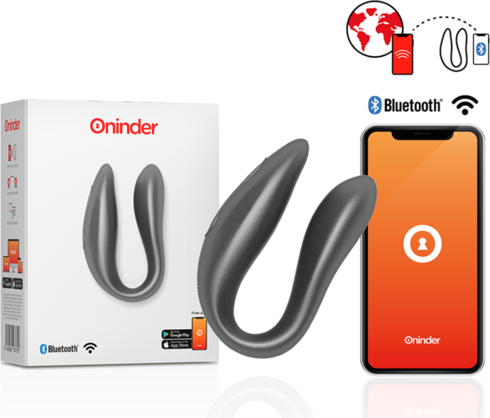 Stimulator Lissabon G & Clitoris - Glanzend Zwart