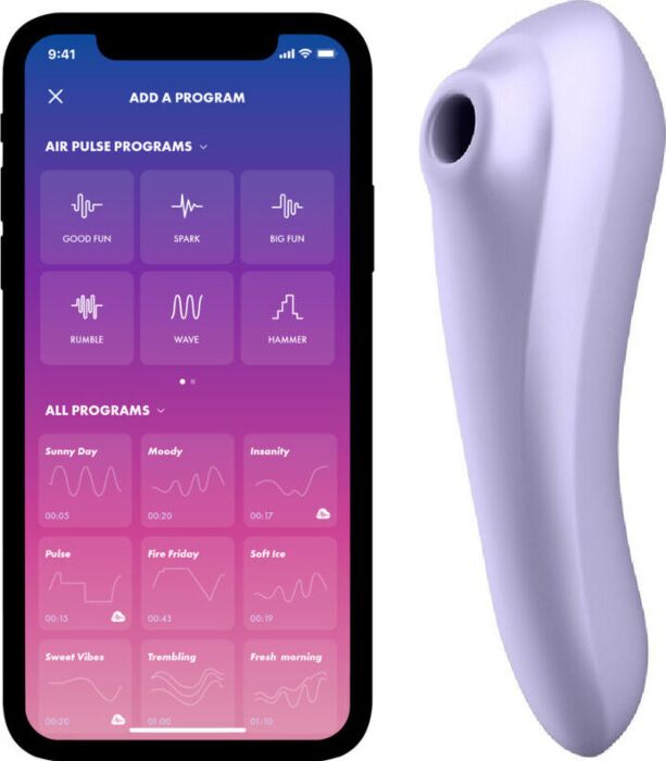 Stimulator Satisfyer DUAL PLEASURE met Air Pulse Stimulator Satisfyer DUAL PLEASURE met Air Pulse