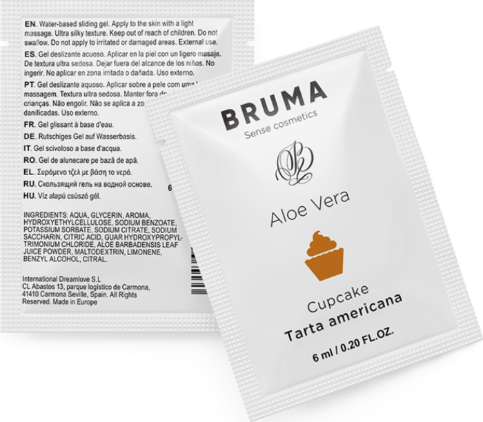 Gel Lubricant BRUMA Tarta Americana 6ML Gel Lubricant BRUMA Tarta Americana 6ML