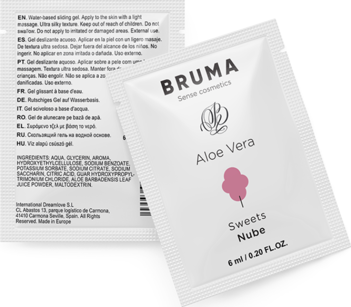 Gel deslizante Bruma 6 ML Aloe Vera Smaak Gel deslizante Bruma 6 ML Aloe Vera Smaak