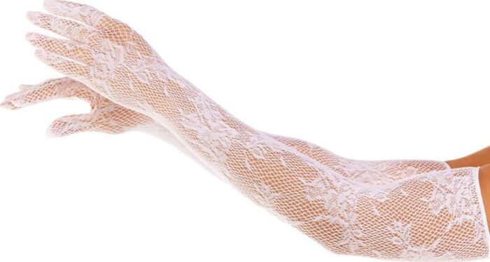 Guantes Red Floral Leg Avenue Elegantie Guantes Red Floral Leg Avenue Elegantie