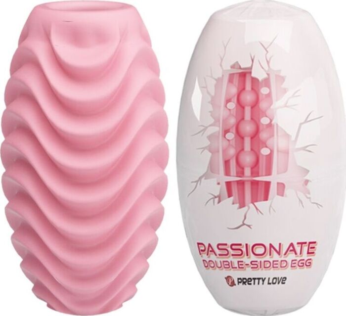 Masturbator Pretty Love Egg Dubbelfaced Roze