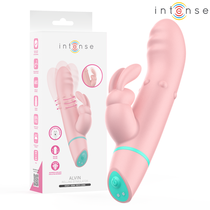 Vibrador Rabbit INTENSE Alvin met beweging en rolfunctie