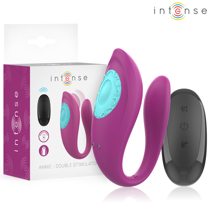 Vibrator INTENSE ANNIE U-vorm met afstandsbediening Vibrator INTENSE ANNIE U-vorm met afstandsbediening