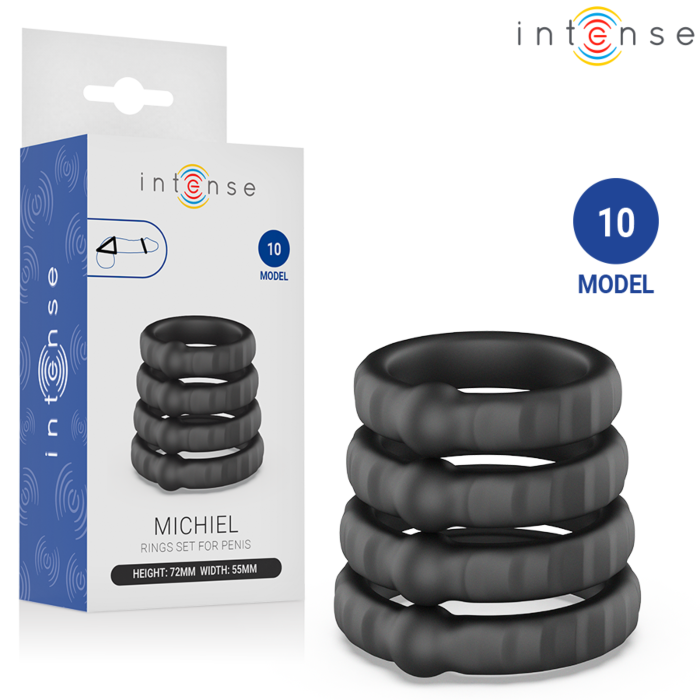 Set van 4 Ringen INTENSE FOR HIM Model 10 Set van 4 Ringen INTENSE FOR HIM Model 10