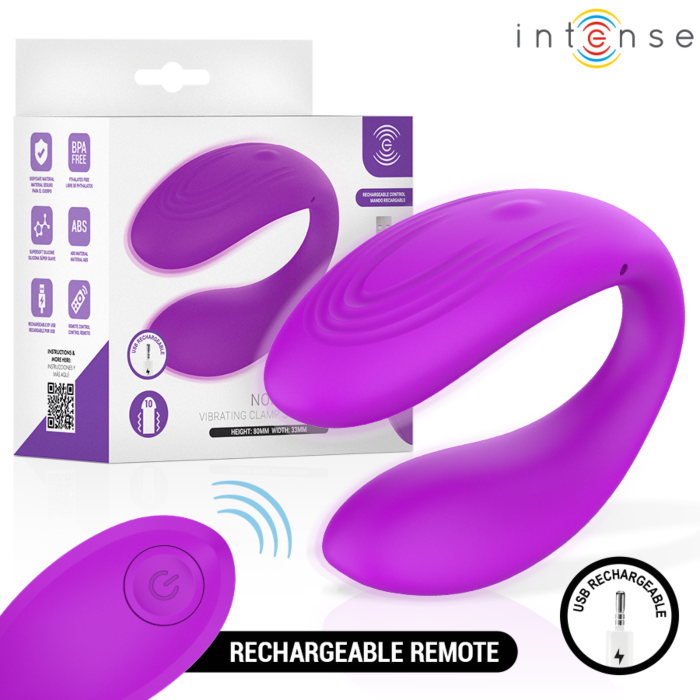 Vibrerende Stimulator INTENSE REMOTE CONTROL NORA met controle Vibrerende Stimulator INTENSE REMOTE CONTROL NORA met controle