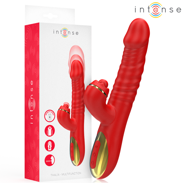 INTENSE THALIA: Krachtige Vibratie en Beweging in Rood INTENSE THALIA: Krachtige Vibratie en Beweging in Rood