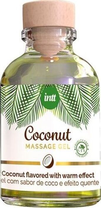 Intt Massage Gel Vegan Kokosnoot met Warmte-effect 30ml