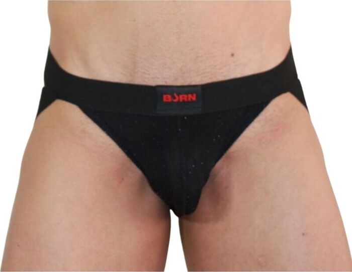 Jockstrap BURN 003 Zwart Sensuele Pasvorm