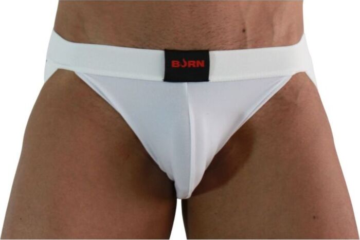 Jockstrap BURN 007 Wit - Sensueel en Comfortabel Jockstrap BURN 007 Wit - Sensueel en Comfortabel