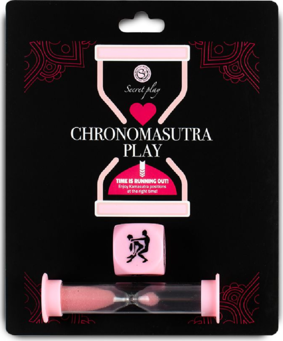 SECRETPLAY Chronomasutra spel met zandloper en dobbelsteen