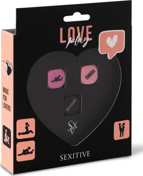SEXITIVE Love Play seksdobbelstenen set van 3